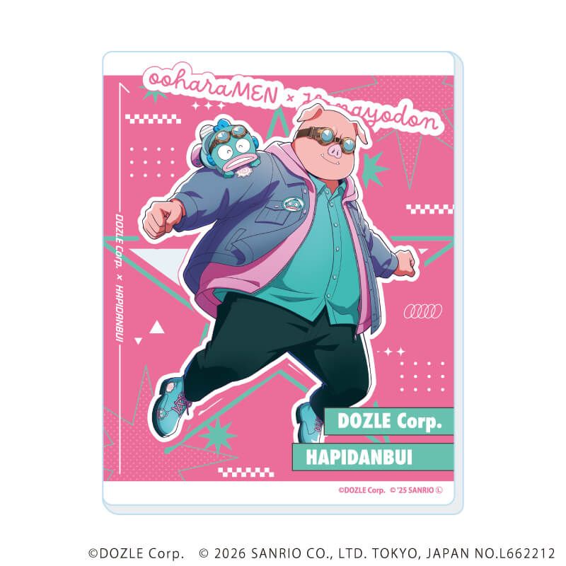 アクリルカード「ドズル社×はぴだんぶい」01/ブラインド(6種)(コラボイラスト)