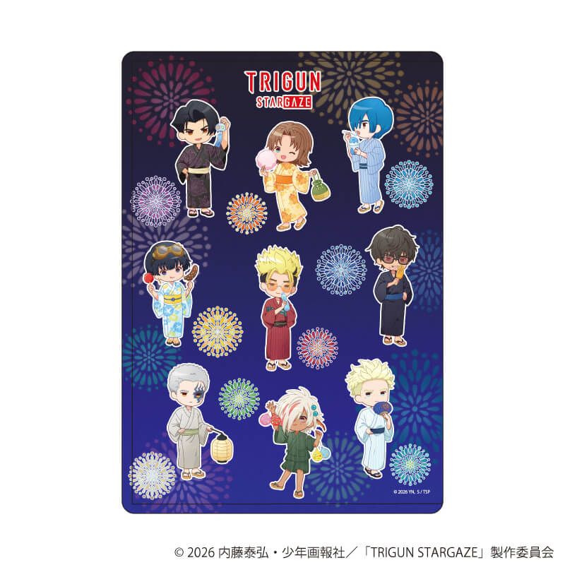 キャラクリアケース「TRIGUN STARGAZE」06/浴衣ver. 集合デザイン(グラフアート)