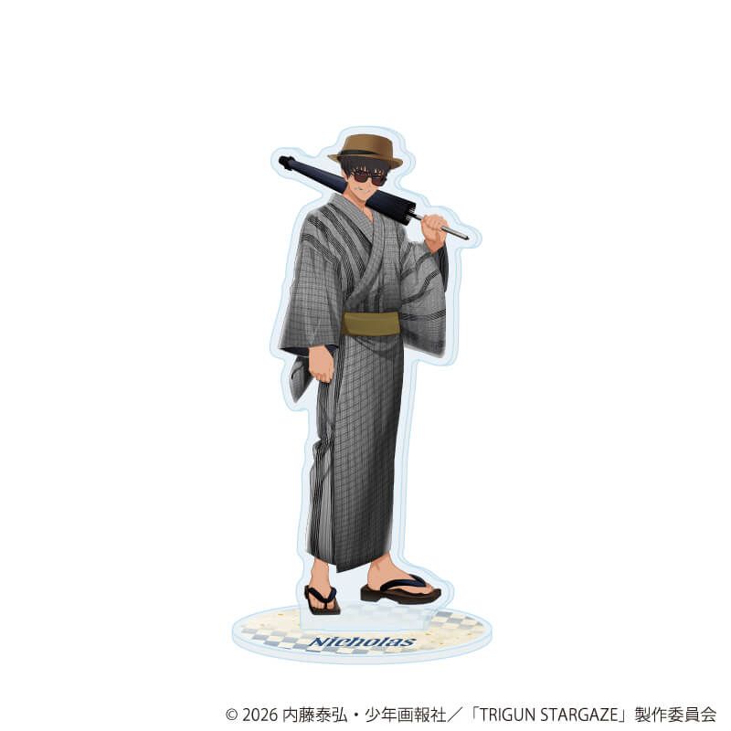 アクリルスタンド「TRIGUN STARGAZE」02/ニコラス・D・ウルフウッド 浴衣ver.(描き下ろし)