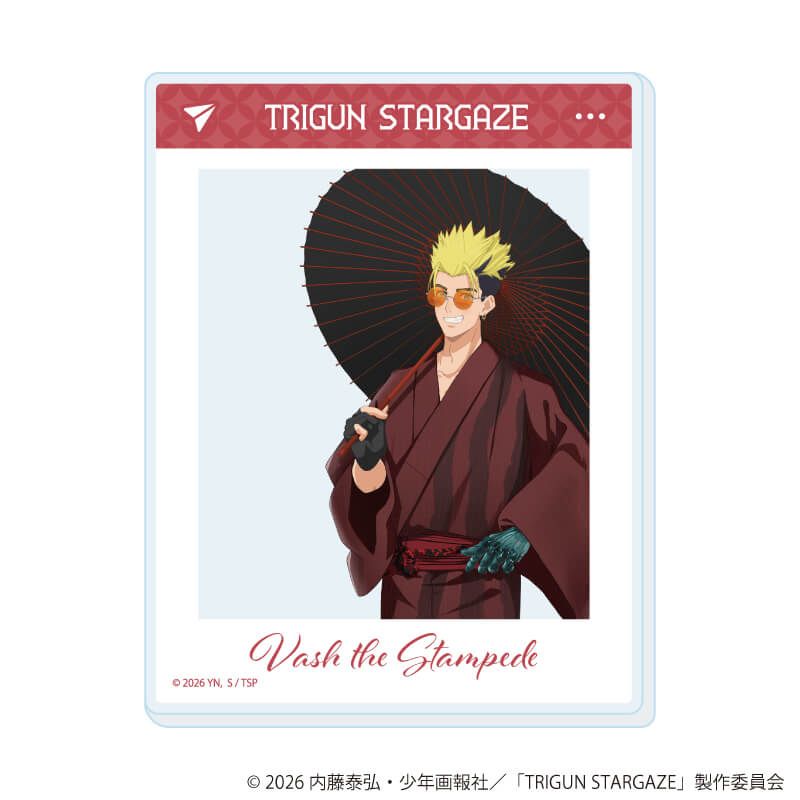 アクリルカード「TRIGUN STARGAZE」01/トレーディング(5種)(描き下ろし)