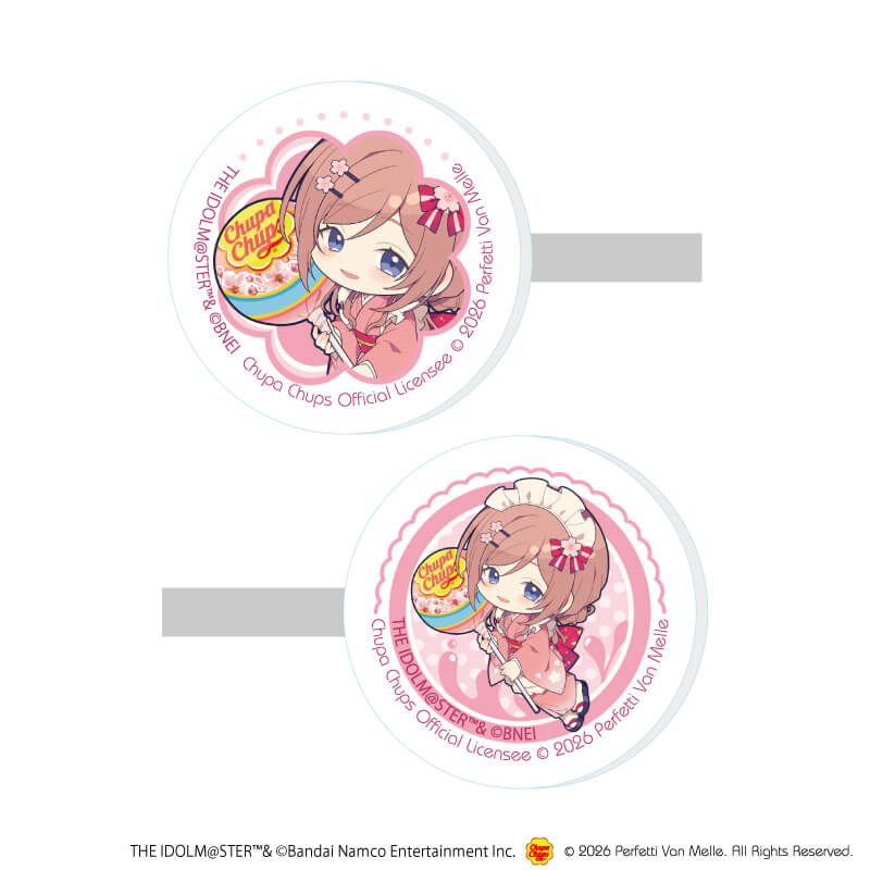マルチクリップ(2個セット)「学園アイドルマスター×チュッパチャプス」13/姫崎莉波(ミニキャライラスト)