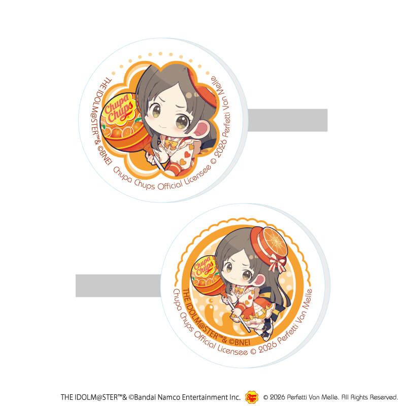 マルチクリップ(2個セット)「学園アイドルマスター×チュッパチャプス」07/倉本千奈(ミニキャライラスト)