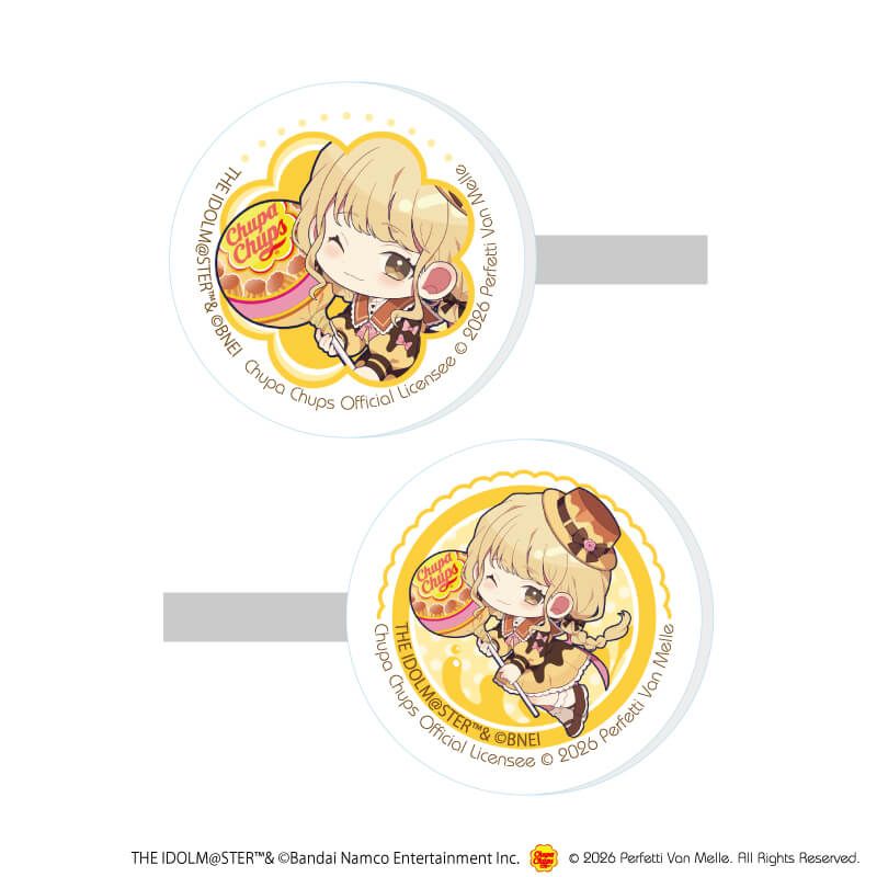 マルチクリップ(2個セット)「学園アイドルマスター×チュッパチャプス」03/藤田ことね(ミニキャライラスト)