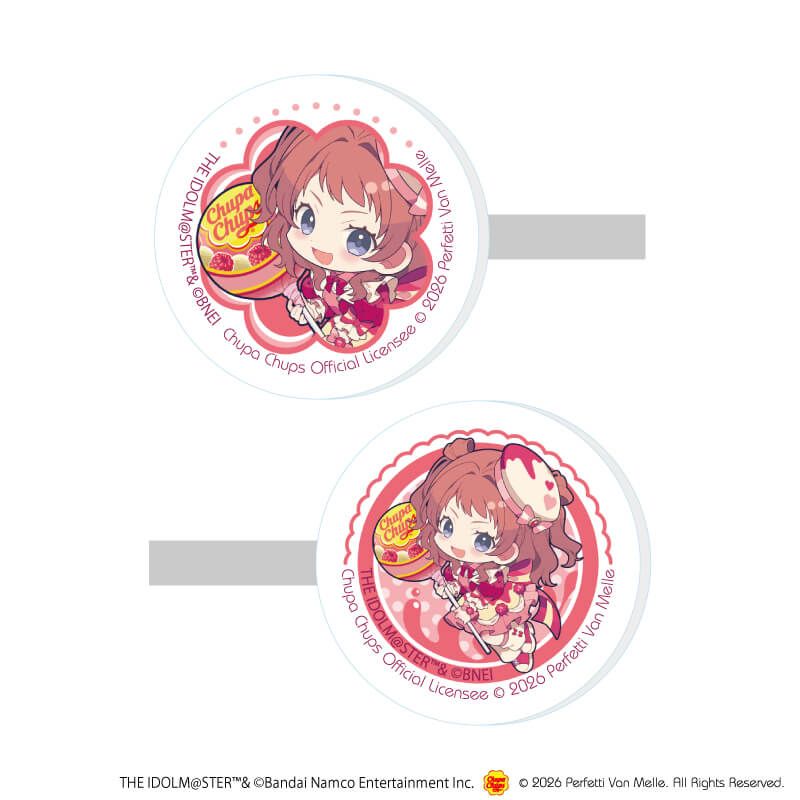 マルチクリップ(2個セット)「学園アイドルマスター×チュッパチャプス」01/花海咲季(ミニキャライラスト)