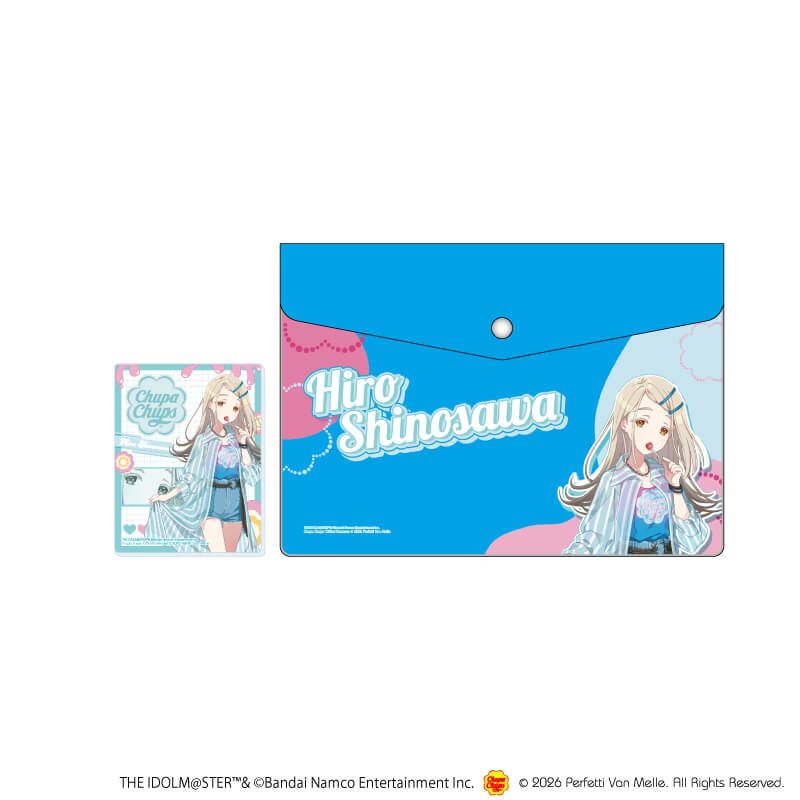 エンベロープケース(アクリルカード付き)「学園アイドルマスター×チュッパチャプス」09/篠澤 広(描き下ろしイラスト)