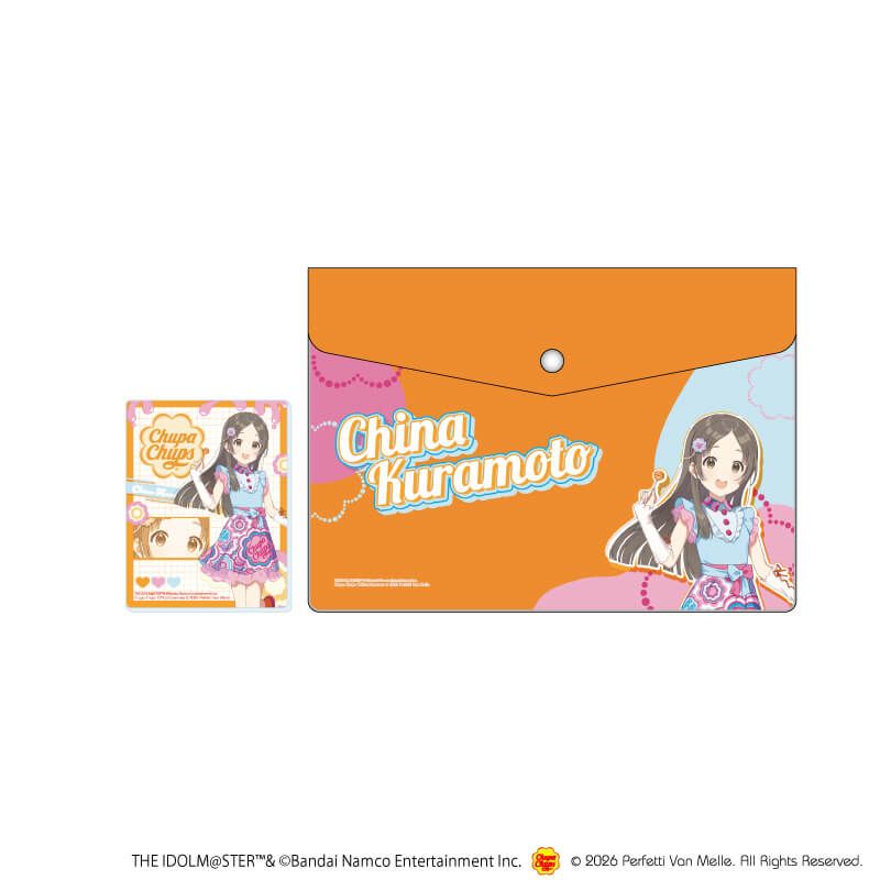 エンベロープケース(アクリルカード付き)「学園アイドルマスター×チュッパチャプス」07/倉本千奈(描き下ろしイラスト)