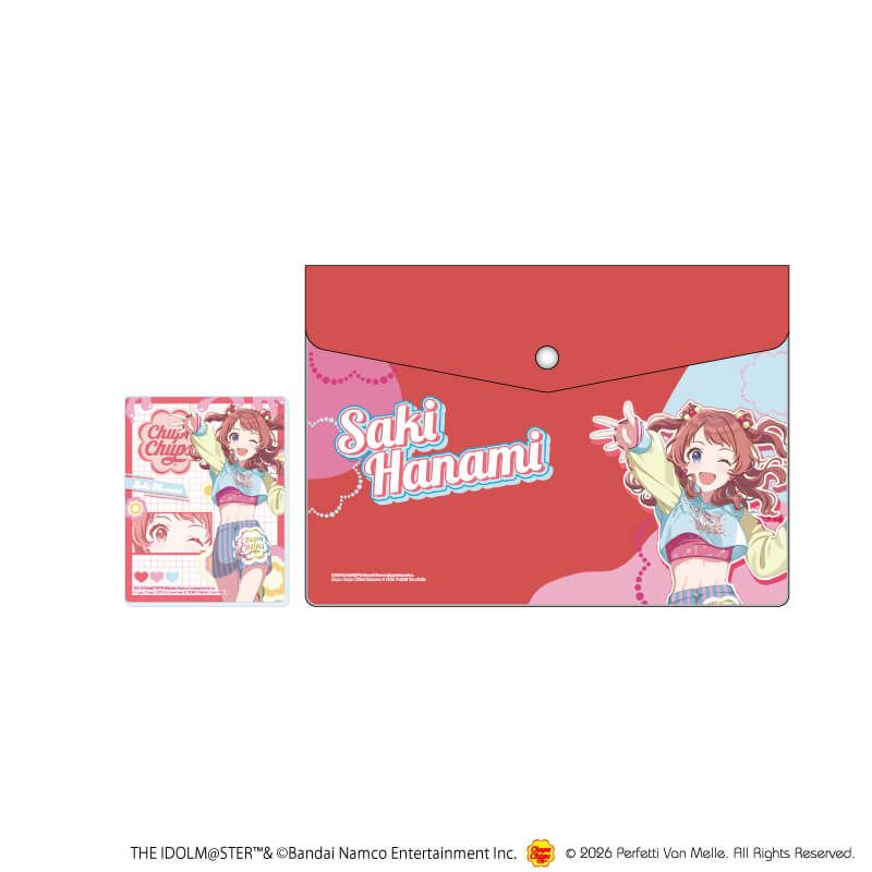 エンベロープケース(アクリルカード付き)「学園アイドルマスター×チュッパチャプス」01/花海咲季(描き下ろしイラスト)