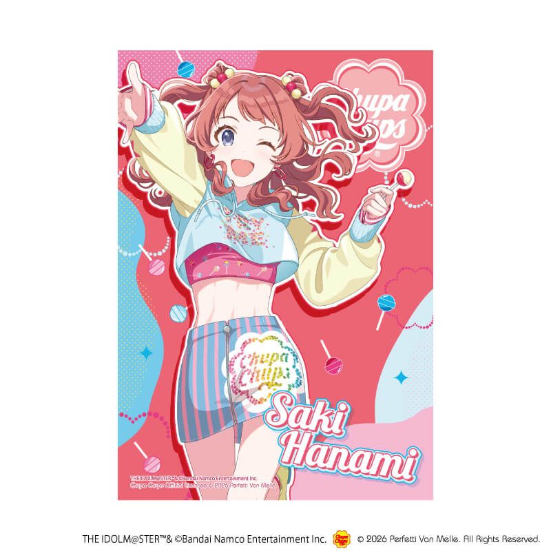 L版ブロマイド3枚セット「学園アイドルマスター×チュッパチャプス」01/トレーディング(26種)(描き下ろしイラスト)