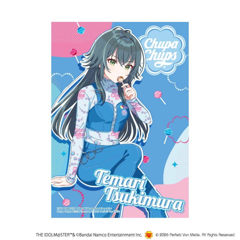 L版ブロマイド3枚セット「学園アイドルマスター×チュッパチャプス」01/トレーディング(26種)(描き下ろしイラスト)