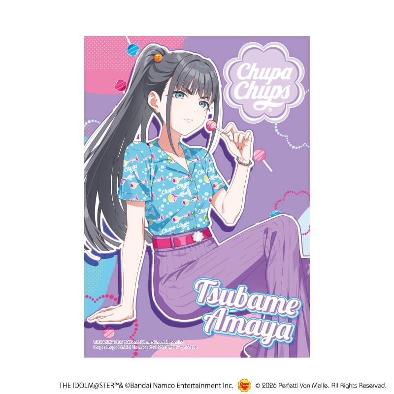 L版ブロマイド3枚セット「学園アイドルマスター×チュッパチャプス」01/トレーディング(26種)(描き下ろしイラスト)