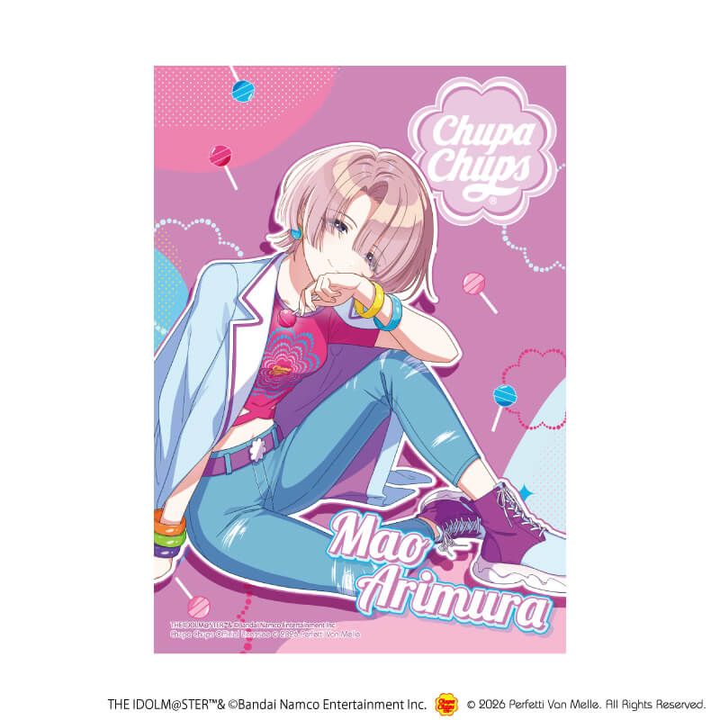 L版ブロマイド3枚セット「学園アイドルマスター×チュッパチャプス」01/トレーディング(26種)(描き下ろしイラスト)