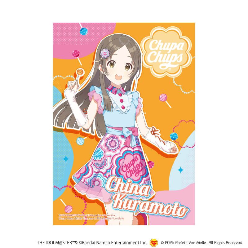 L版ブロマイド3枚セット「学園アイドルマスター×チュッパチャプス」01/トレーディング(26種)(描き下ろしイラスト)