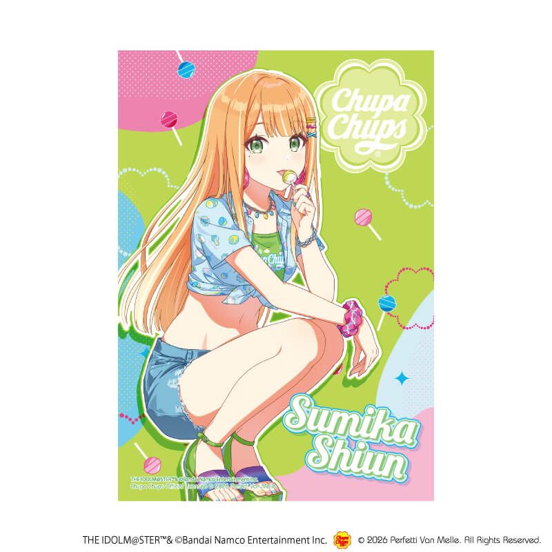 L版ブロマイド3枚セット「学園アイドルマスター×チュッパチャプス」01/トレーディング(26種)(描き下ろしイラスト)