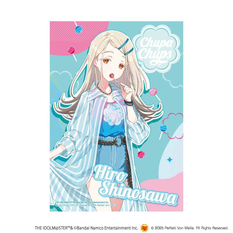 L版ブロマイド3枚セット「学園アイドルマスター×チュッパチャプス」01/トレーディング(26種)(描き下ろしイラスト)