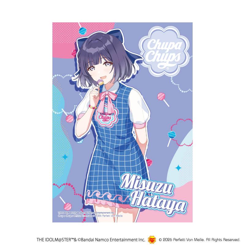 L版ブロマイド3枚セット「学園アイドルマスター×チュッパチャプス」01/トレーディング(26種)(描き下ろしイラスト)