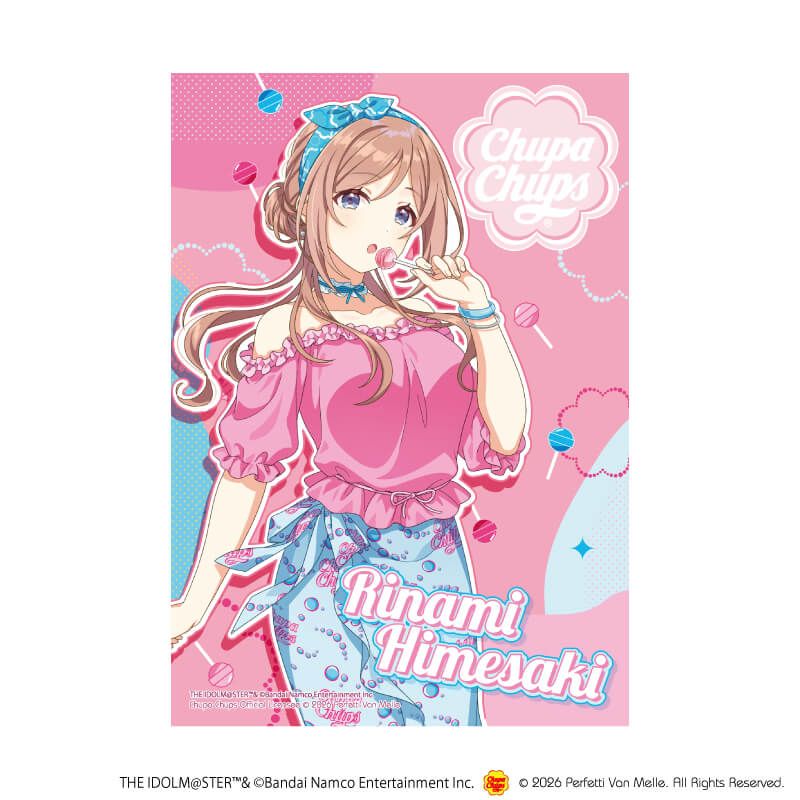 L版ブロマイド3枚セット「学園アイドルマスター×チュッパチャプス」01/トレーディング(26種)(描き下ろしイラスト)