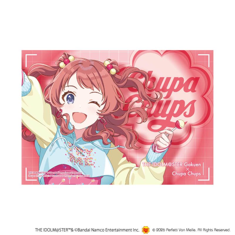 L版ブロマイド3枚セット「学園アイドルマスター×チュッパチャプス」01/トレーディング(26種)(描き下ろしイラスト)