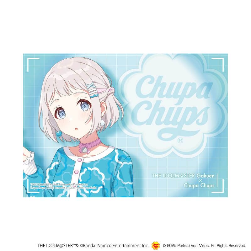 L版ブロマイド3枚セット「学園アイドルマスター×チュッパチャプス」01/トレーディング(26種)(描き下ろしイラスト)