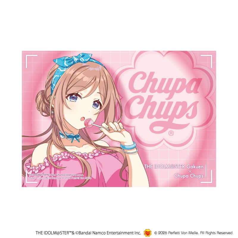 L版ブロマイド3枚セット「学園アイドルマスター×チュッパチャプス」01/トレーディング(26種)(描き下ろしイラスト)