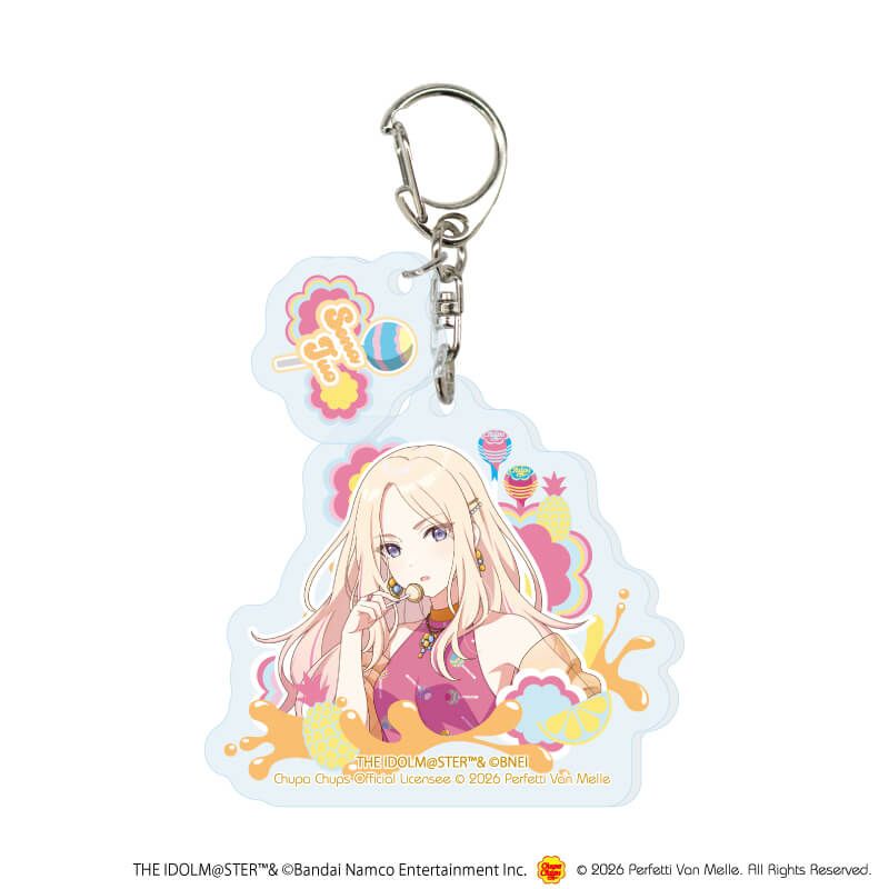 パーツ付きアクリルキーホルダー「学園アイドルマスター×チュッパチャプス」01/コンプリートセット(全13種)(描き下ろしイラスト)