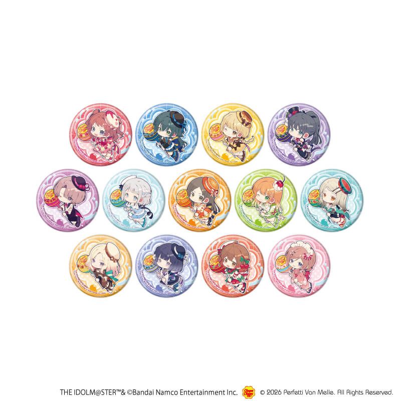 缶バッジ「学園アイドルマスター×チュッパチャプス」02/トレーディング(13種)(ミニキャライラスト)