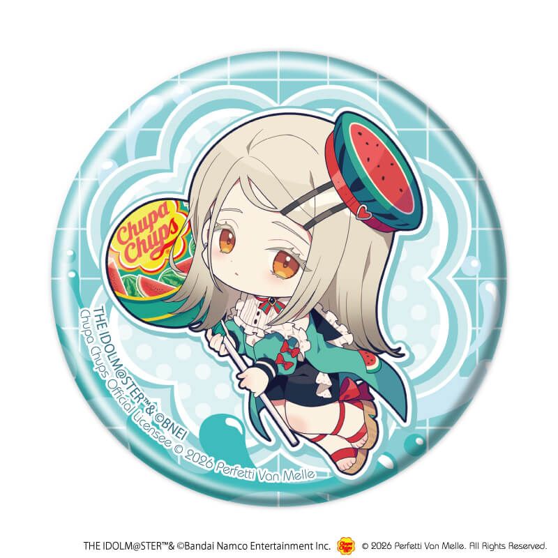 缶バッジ「学園アイドルマスター×チュッパチャプス」02/トレーディング(13種)(ミニキャライラスト)