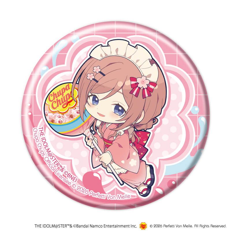 缶バッジ「学園アイドルマスター×チュッパチャプス」02/トレーディング(13種)(ミニキャライラスト)
