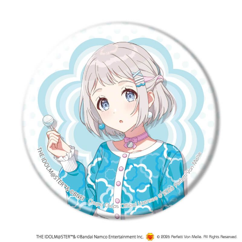 缶バッジ「学園アイドルマスター×チュッパチャプス」01/トレーディング(13種)(描き下ろしイラスト)