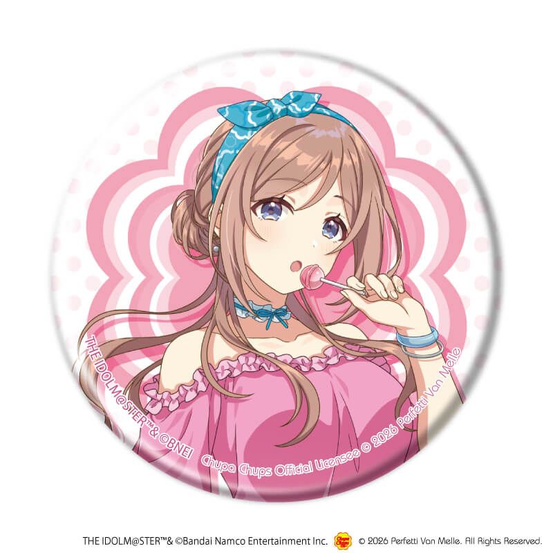 缶バッジ「学園アイドルマスター×チュッパチャプス」01/トレーディング(13種)(描き下ろしイラスト)