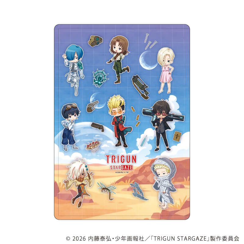 キャラクリアケース「TRIGUN STARGAZE」03/集合デザイン(グラフアート)