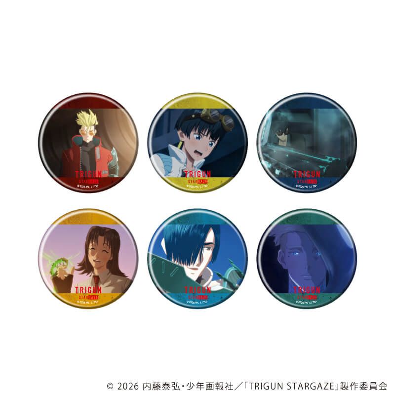 缶バッジ「TRIGUN STARGAZE」03/トレーディング(6種)(場面写)