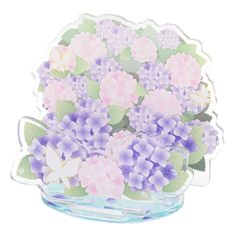 推し活背景ジオラマぷち42/紫陽花(パープル&ピンク)【推し活】