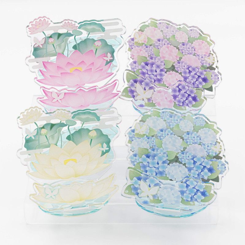 推し活背景ジオラマぷち41/紫陽花(ブルー)【推し活】