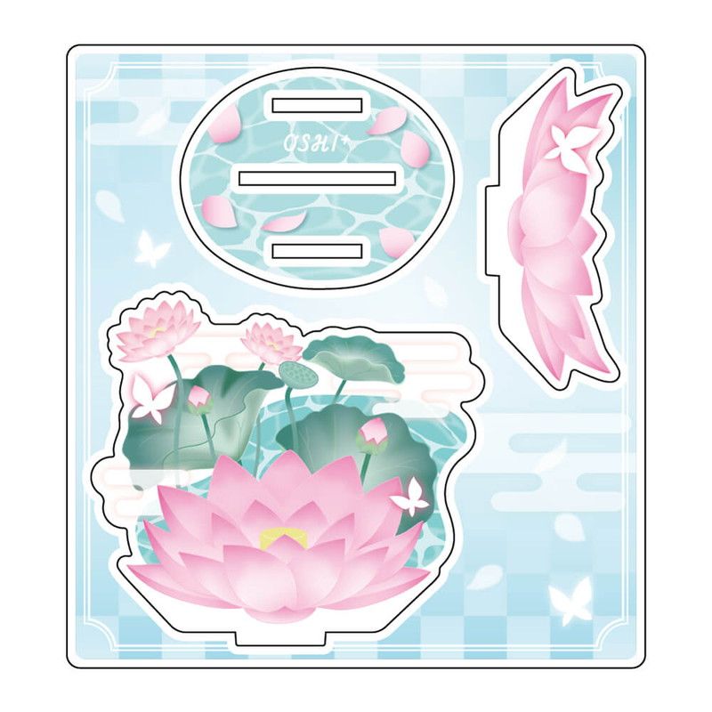 推し活背景ジオラマぷち40/蓮(ピンク)【推し活】
