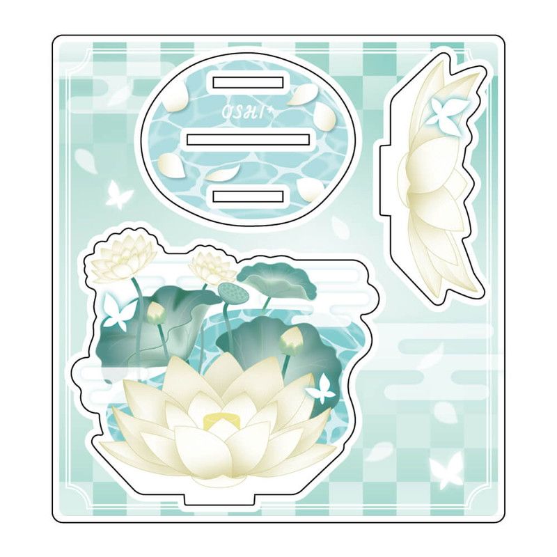 推し活背景ジオラマぷち39/蓮(ホワイト)【推し活】
