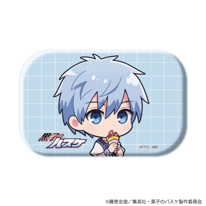 スクエア缶バッジ(横長)「黒子のバスケ」02/ストリートショッピングver. コンプリートセット(全7種)(ミニキャライラスト)