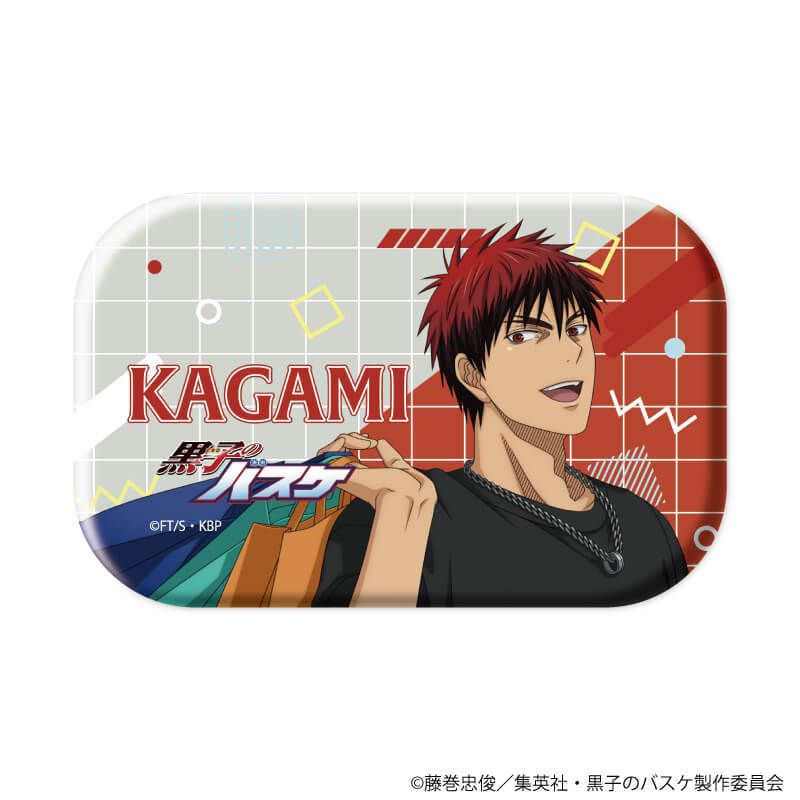 スクエア缶バッジ(横長)「黒子のバスケ」01/ストリートショッピングver. コンプリートセット(全7種)(描き下ろしイラスト)