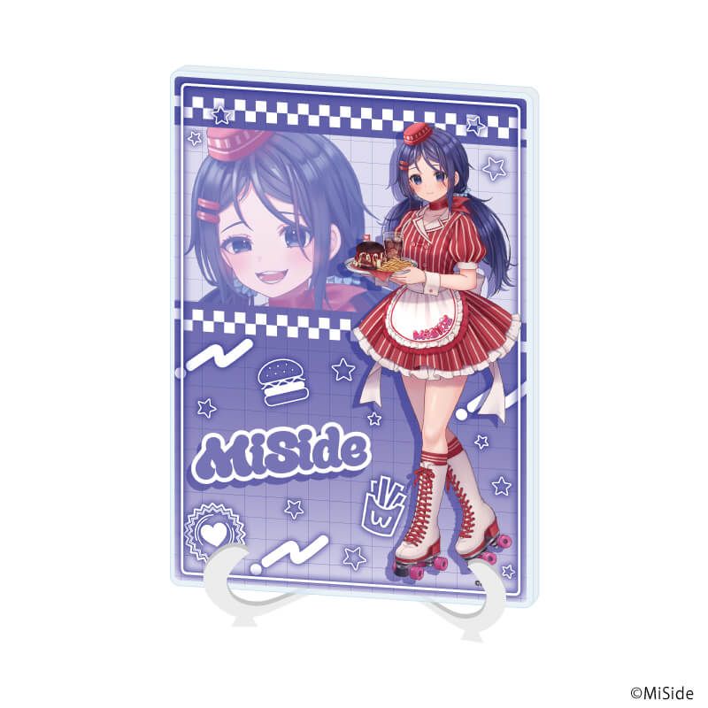 アクリルアートボード(A5サイズ)「MiSide : ミサイド」01/狂ったミタ ダイナーver.(描き起こしイラスト)