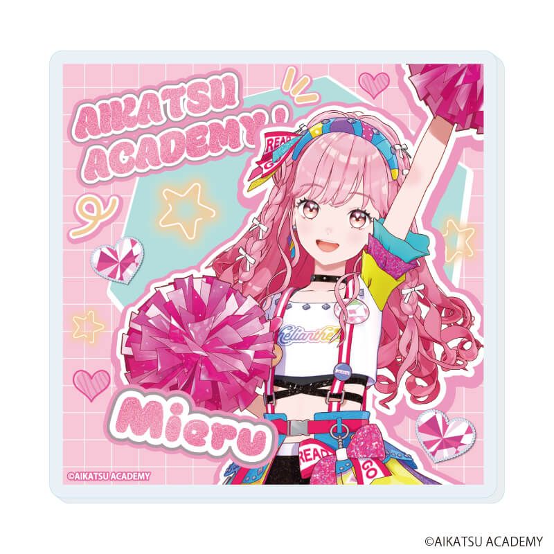 アクリルコースター「アイカツアカデミー！」01/姫乃みえる チアver.(撮り下ろし)