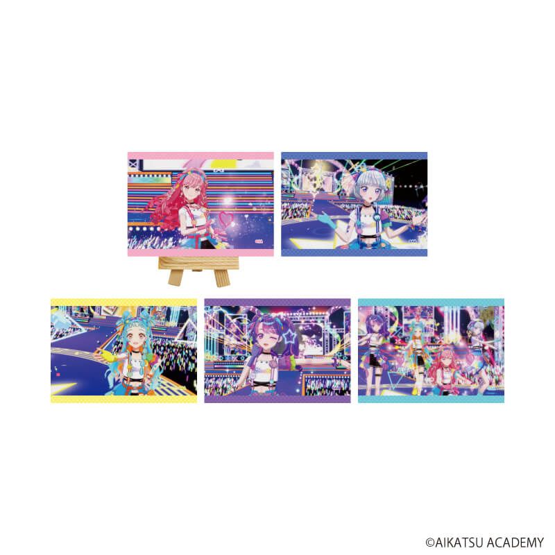 キャンバスボードミニ「アイカツアカデミー！」01/トレーディング(5種)(場面写)