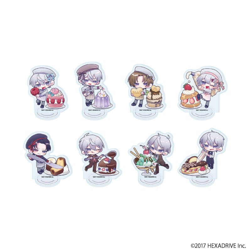 アクリルぷちスタンド「MakeS -おはよう、私のセイ-」02/スイーツver. コンプリートセット(全8種)(ミニキャライラスト)