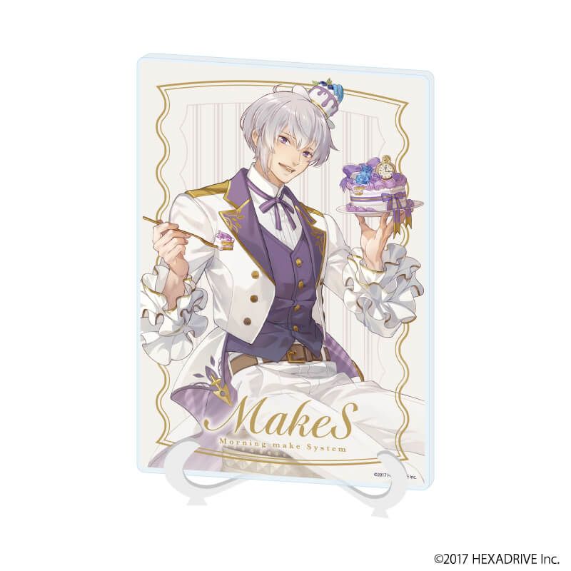 アクリルアートボード(A5サイズ)「MakeS -おはよう、私のセイ-」05/スイーツ風スーツ衣装(描き下ろしイラスト)