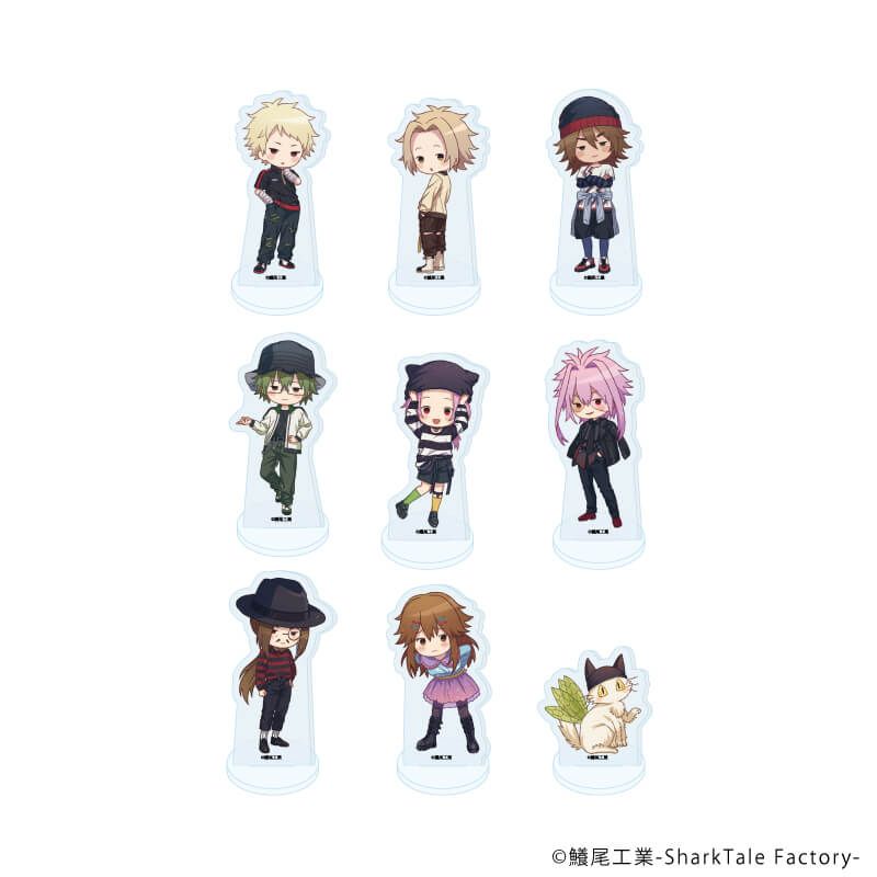 アクリルぷちスタンド「細胞神曲」04/原宿系ファッションver. コンプリートセット(全9種)(グラフアートイラスト)