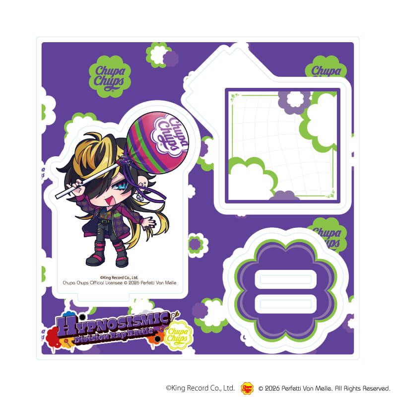 アクリルスタンドプレート「ヒプノシスマイク-Division Rap Battle-×チュッパチャプス」17/四十物 十四(ミニキャライラスト)