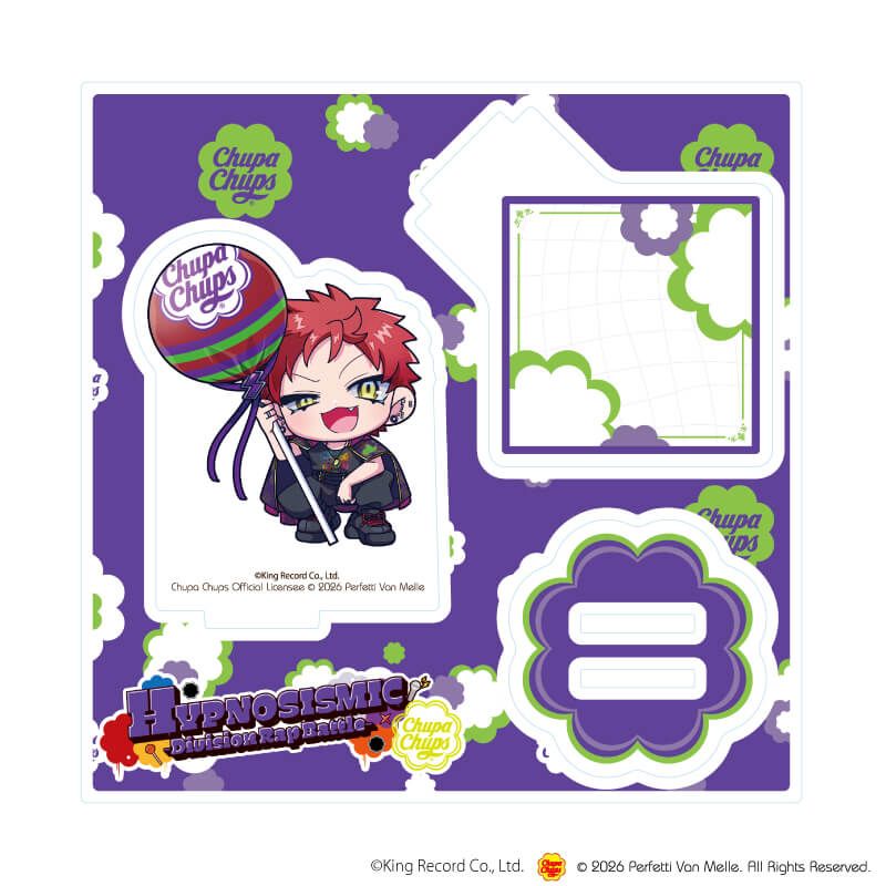 アクリルスタンドプレート「ヒプノシスマイク-Division Rap Battle-×チュッパチャプス」16/波羅夷 空却(ミニキャライラスト)