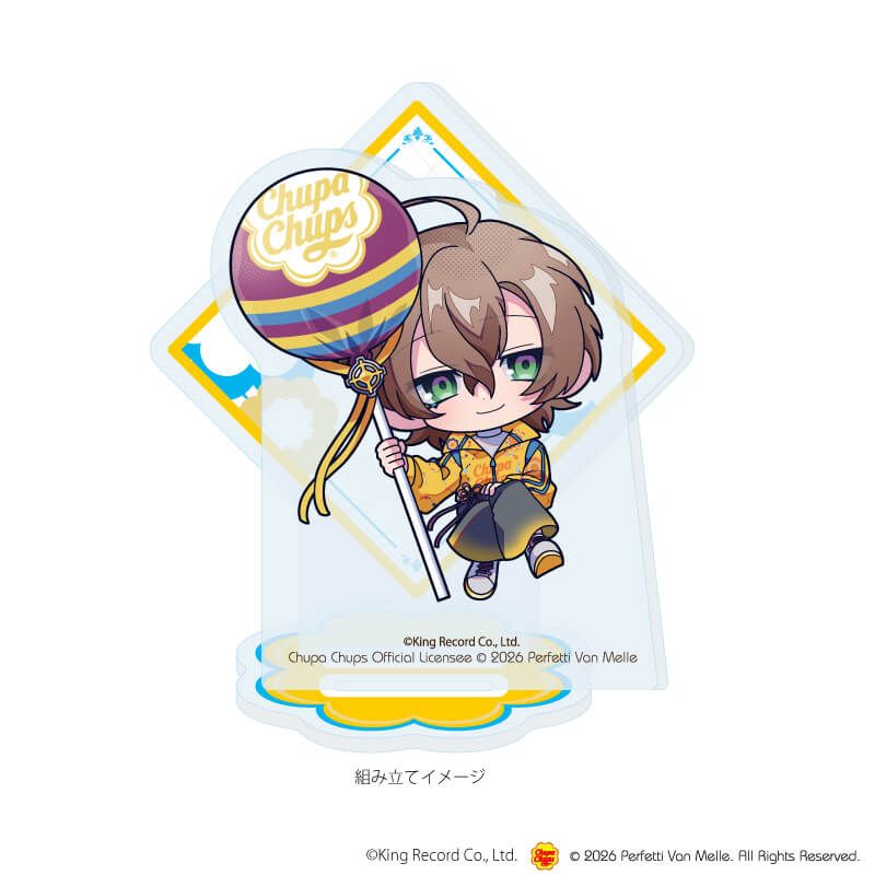 アクリルスタンドプレート「ヒプノシスマイク-Division Rap Battle-×チュッパチャプス」08/夢野 幻太郎(ミニキャライラスト)