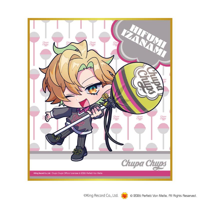 ミニ色紙「ヒプノシスマイク-Division Rap Battle-×チュッパチャプス」02/コンプリートセット(全9種)(ミニキャライラスト)
