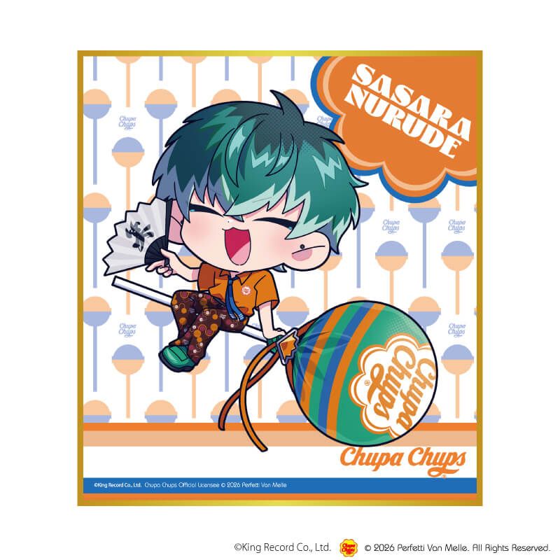 ミニ色紙「ヒプノシスマイク-Division Rap Battle-×チュッパチャプス」02/コンプリートセット(全9種)(ミニキャライラスト)