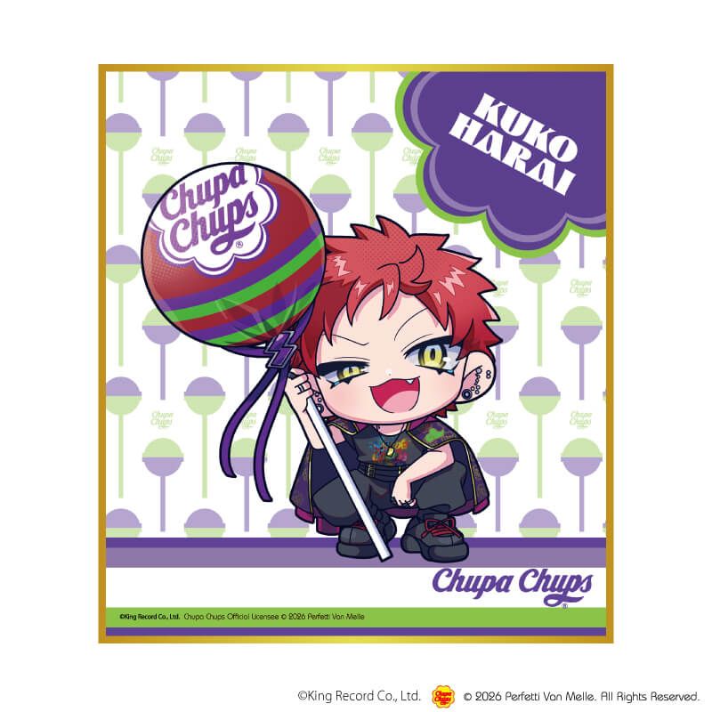 ミニ色紙「ヒプノシスマイク-Division Rap Battle-×チュッパチャプス」02/コンプリートセット(全9種)(ミニキャライラスト)