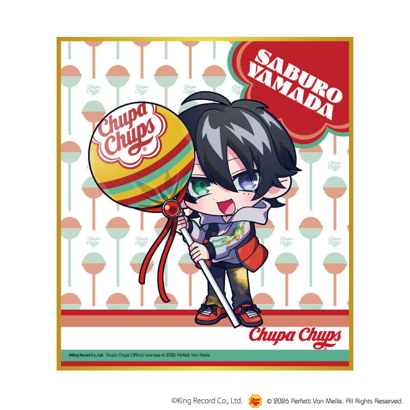 ミニ色紙「ヒプノシスマイク-Division Rap Battle-×チュッパチャプス」01/コンプリートセット(全9種)(ミニキャライラスト)